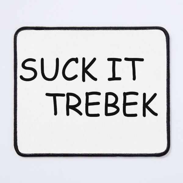 Item preview, Suck It Trebek SNL Celebrity Jeopardy Funny Will Ferrell Alex Trebek Sean Connery Parody T-shirt Tee designed and sold by Noui Barka.