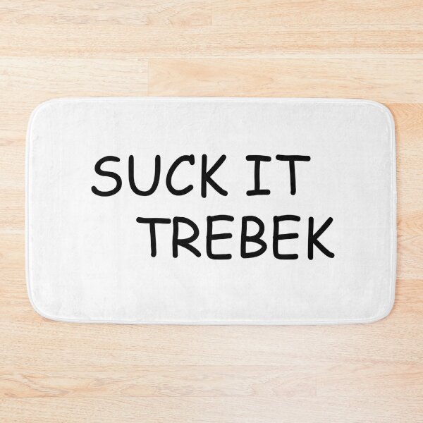 Item preview, Suck It Trebek SNL Celebrity Jeopardy Funny Will Ferrell Alex Trebek Sean Connery Parody T-shirt Tee designed and sold by Noui Barka.
