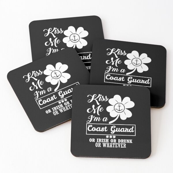 Item preview, Kiss Me Im Coast Guard Irish Drunk Whatever  designed and sold by aryagiri.
