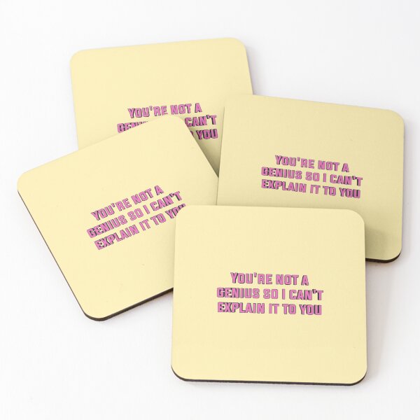Item preview, Funny: You are not a genius so I can not explain it to you designed and sold by ITALY-Roselli-.