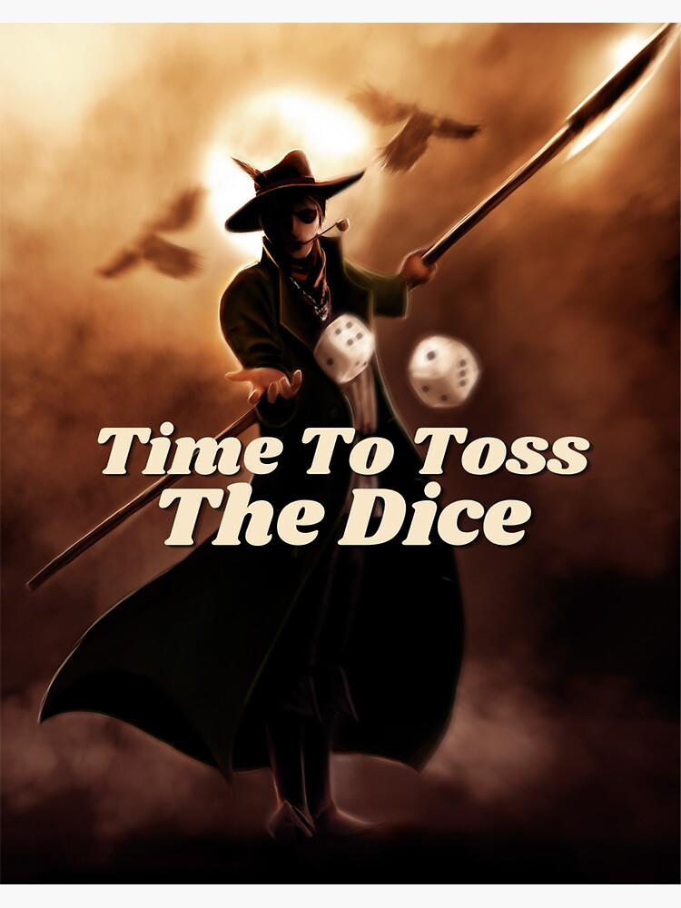 "Matrim Cauthon Time To Toss The Dice" Sticker for Sale by