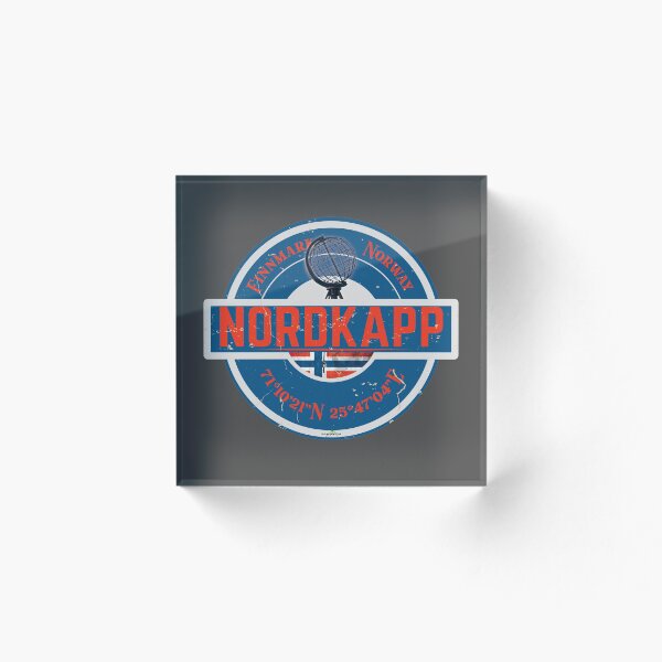 Item preview, Nordkapp North Cape Norway Sticker T-Shirt 02 designed and sold by OuterShellUK.