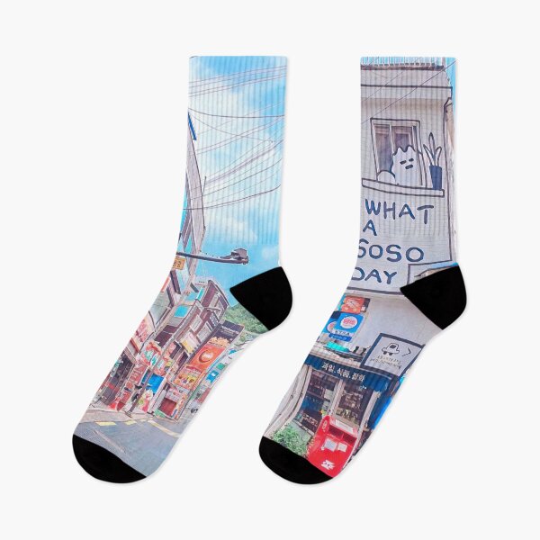 Item preview, Myeongdong Shopping Street, Seoul designed and sold by Sofia-Draws.