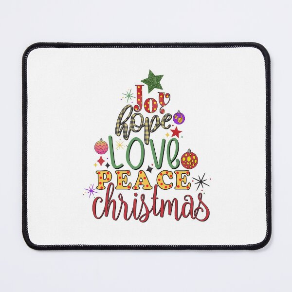 Item preview, Joy hope Love Peace Christmas  designed and sold by FASHIONGALLERIA.