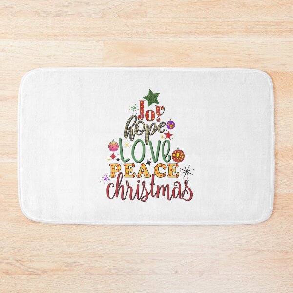 Item preview, Joy hope Love Peace Christmas  designed and sold by FASHIONGALLERIA.