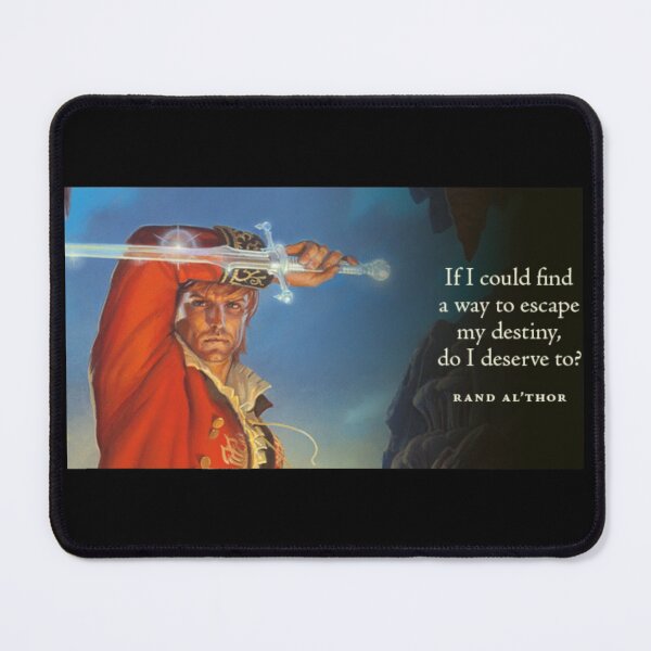 Item preview, Rand Al'Thor - Escape My Destiny designed and sold by WheelOfTimeAC.