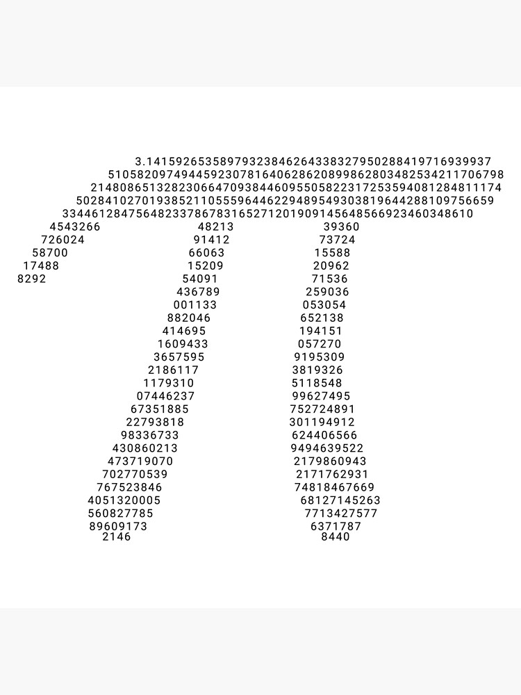 Pi digits