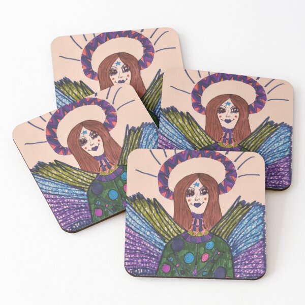 Item preview, Colourful angel designed and sold by beckiwragg.