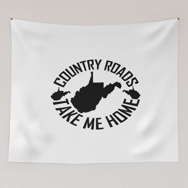Item preview, West Virginia Country Roads State Map  designed and sold by Ripoubsb.