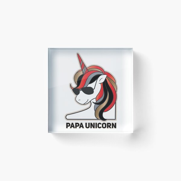 Item preview, Papa unicorn awesome papacorn designed and sold by onzpacesdesign.
