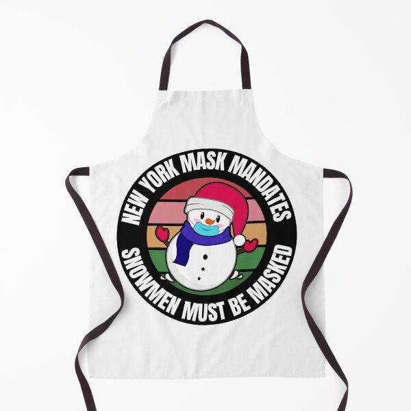 Item preview, New York Mask Mandates Snowmen Must Be Masked designed and sold by RGRamsey.