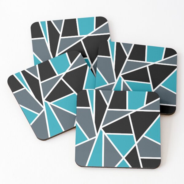 Item preview, Geometric blue and black Art designed and sold by Tshirtstory.