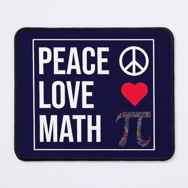 Item preview, Peace Love Math designed and sold by CatArtStore.