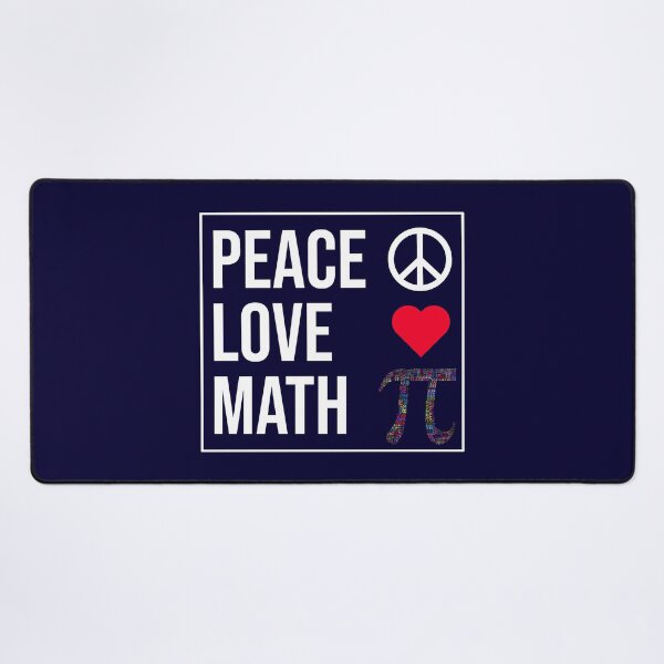 Item preview, Peace Love Math designed and sold by CatArtStore.