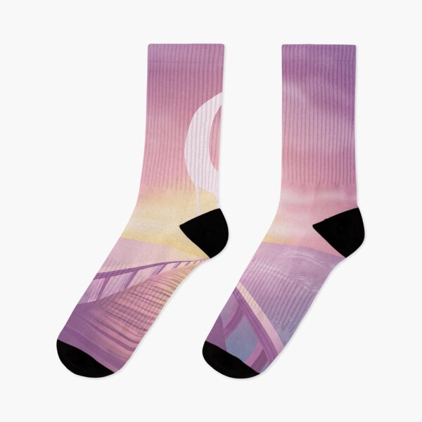 Item preview, Pink anime sunset scenery l pink lofi designed and sold by Bossin.