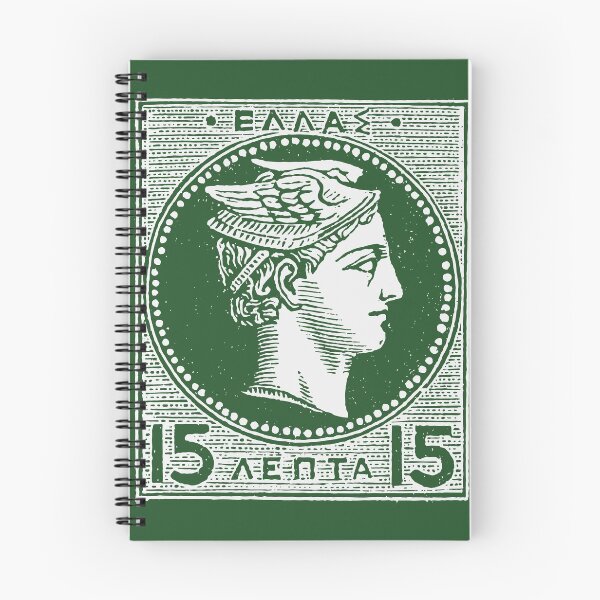 Item preview, Large Hermes Head Greek Stamp Artwork in Paris designed and sold by ClassicalGreece.