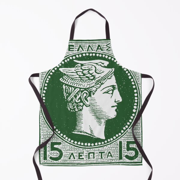 Item preview, Large Hermes Head Greek Stamp Artwork in Paris designed and sold by ClassicalGreece.