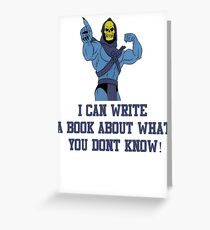 Skeletor Greeting Card