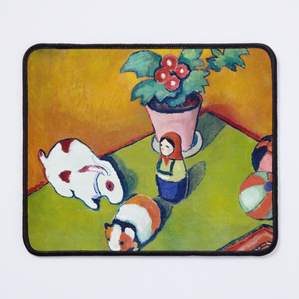 Item preview, Expressionist Painting Little Walter's Toys (1912) By August Macke designed and sold by Designedbysm.