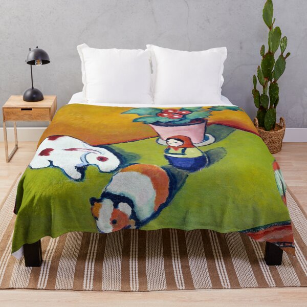 Item preview, Expressionist Painting Little Walter's Toys (1912) By August Macke designed and sold by Designedbysm.
