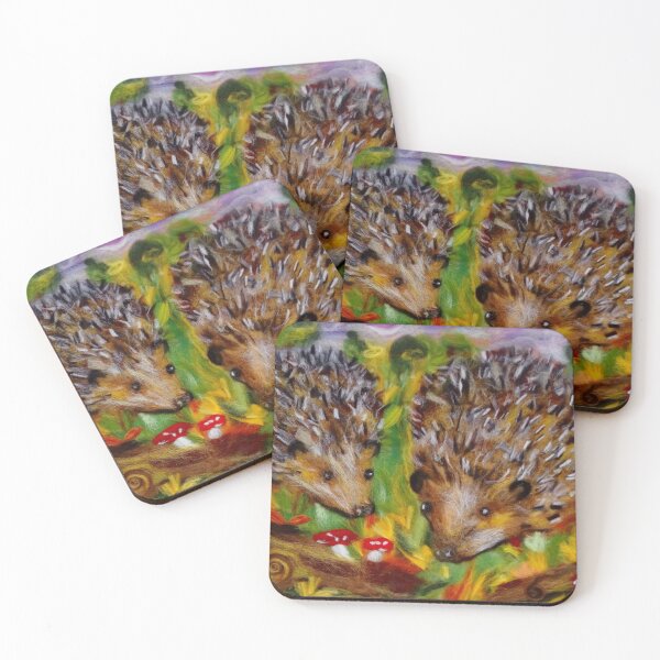 Item preview, hedgehog duo designed and sold by FLEURDELAINE04.