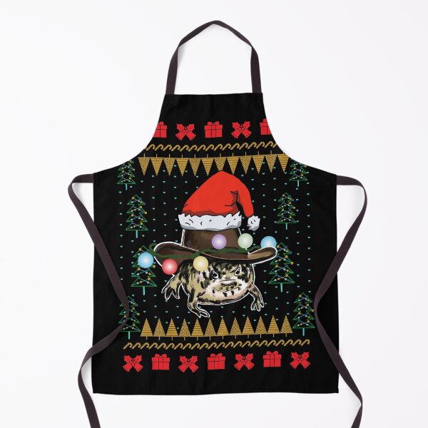 Item preview, Howdy Rain Frog Ugly Christmas Sweater designed and sold by okpinsPets.