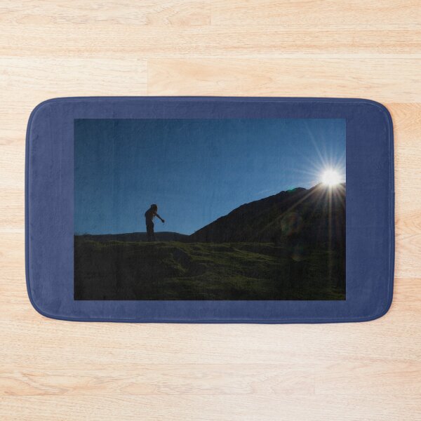 Item preview, Yoga Sunrise - Stretching On A Mountain designed and sold by thelemmingface.