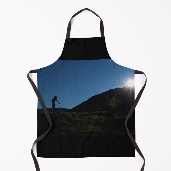 Item preview, Yoga Sunrise - Stretching On A Mountain designed and sold by thelemmingface.