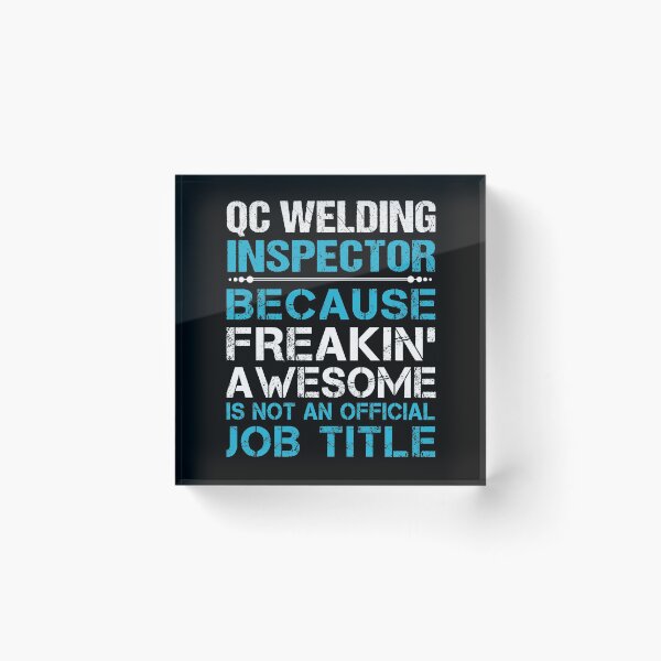 Item preview, Qc Welding Inspector T Shirt - Freaking Awesome Job Gift Item Tee designed and sold by oetate4774.