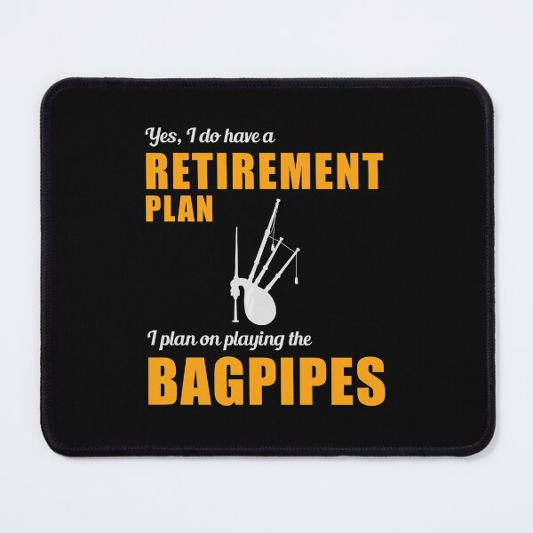 Item preview, Bagpipe Scotland Music Player Funny Scottish Retirement Gift  designed and sold by TastefulTees.