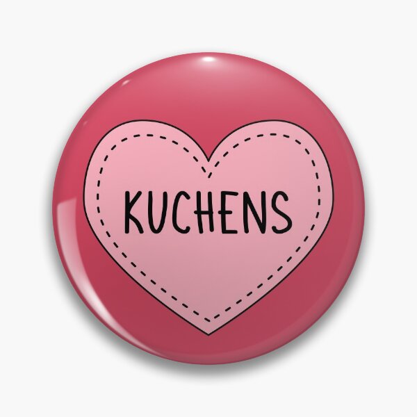 Item preview, Kuchens German Cake Cute Pink Heart Stitches designed and sold by cashewdays.