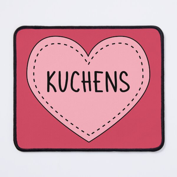 Item preview, Kuchens German Cake Cute Pink Heart Stitches designed and sold by cashewdays.