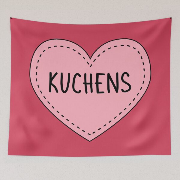 Artikelvorschau, Kuchens Deutscher Kuchen Süße rosa Herzstiche entworfen und verkauft von cashewdays.
