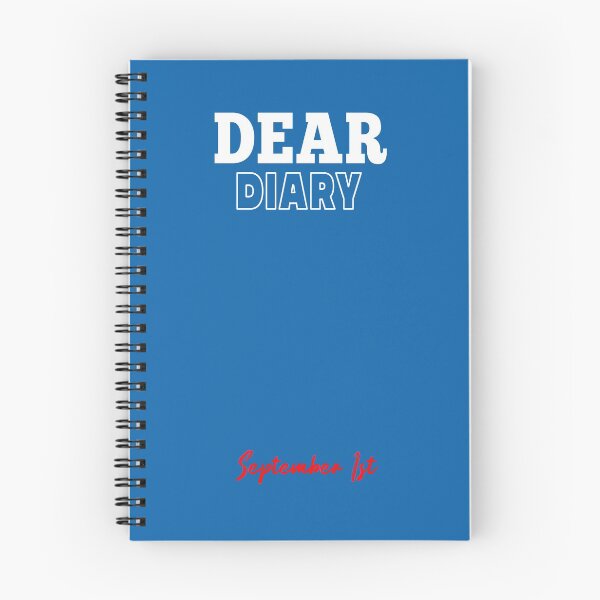 Item preview, Querido diario - 1 de septiembre designed and sold by Spread-Love.