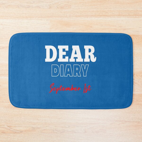 Item preview, Dear Diary - September 1st designed and sold by Spread-Love.
