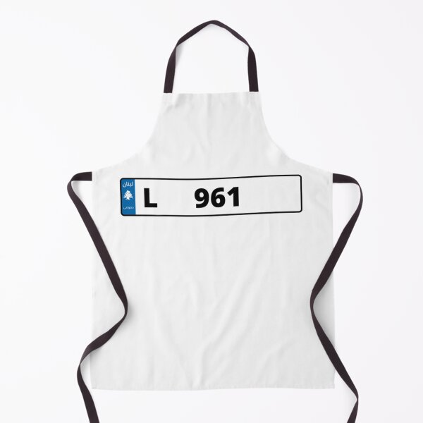 Item preview, 961 Lebanese license plate designed and sold by K.Habibi.