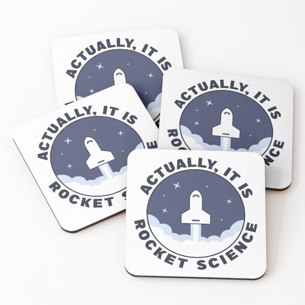 Item preview, Actually, It Is Rocket Science designed and sold by TashaVector.