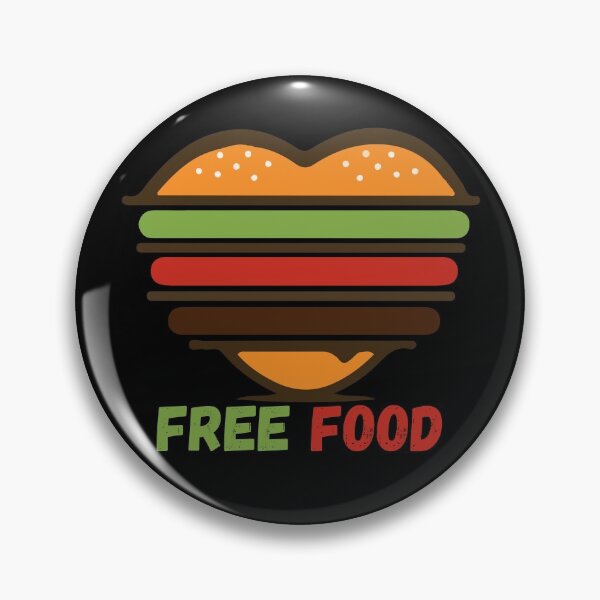Item preview, Free Food Burger Heart designed and sold by Timena.
