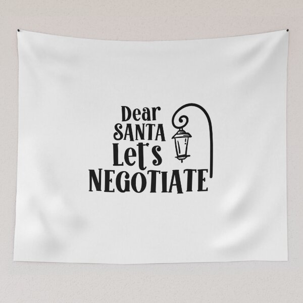 Item preview, Dear Santa Let’s Negotiate designed and sold by miraipa.