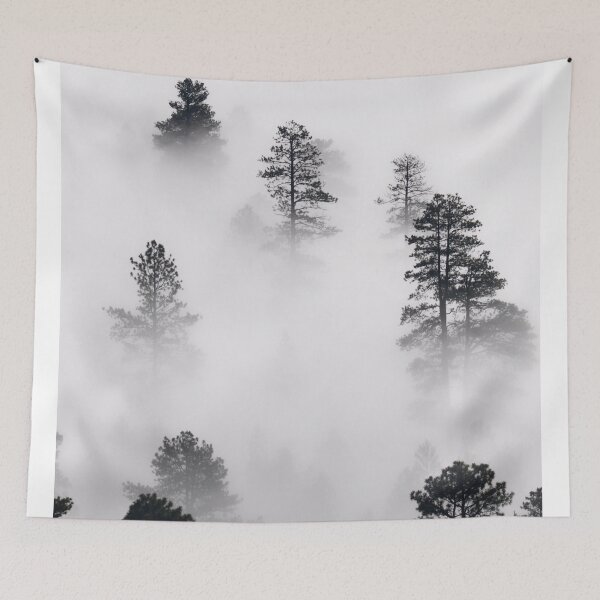 Item preview, Misty Clouds Forest designed and sold by VintageLand-Co.