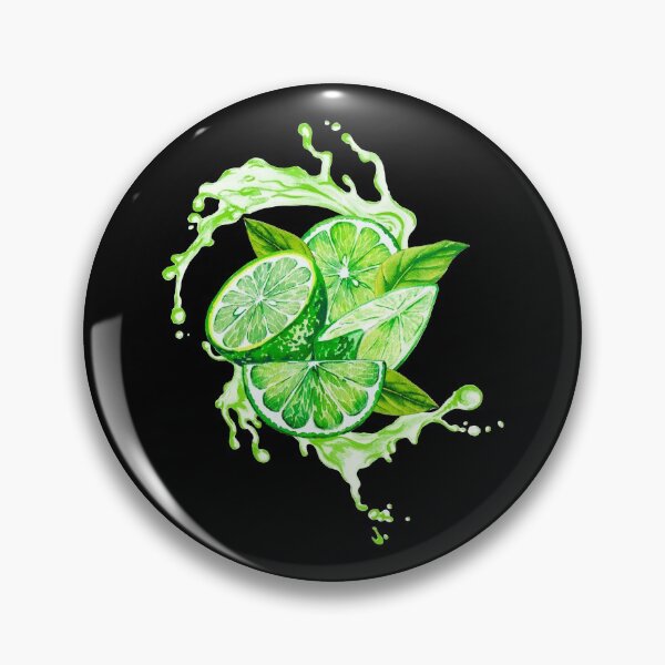 Item preview, Limes and Leaves Splash designed and sold by Happy-PrintZ.