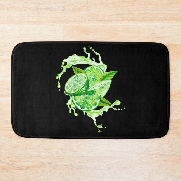 Item preview, Limes and Leaves Splash designed and sold by Happy-PrintZ.