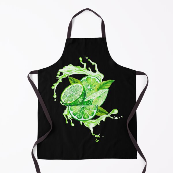 Item preview, Limes and Leaves Splash designed and sold by Happy-PrintZ.