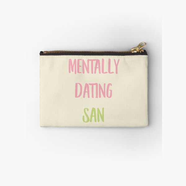 Item preview, Mentally dating ATEEZ San typography designed and sold by Morcawork.