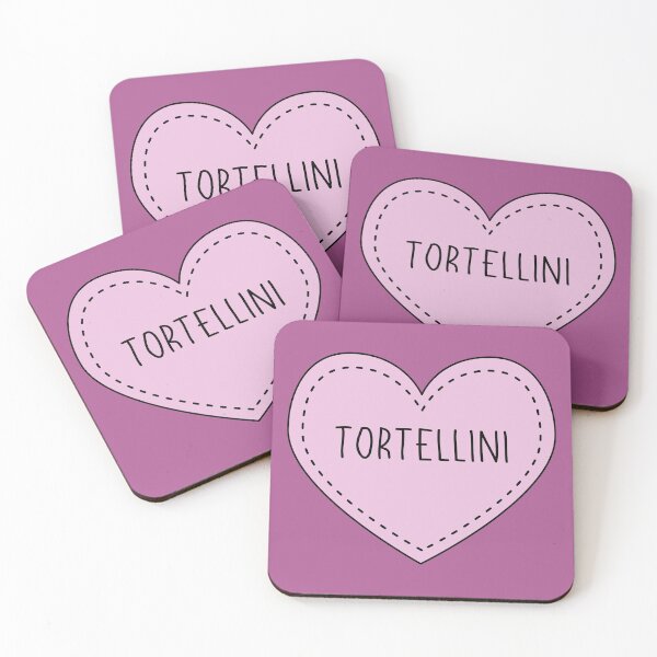 Item preview, Tortellini Italian Pasta Cute Purple Heart Stitches designed and sold by cashewdays.