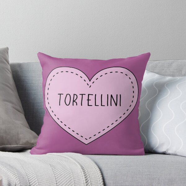 Item preview, Tortellini Italian Pasta Cute Purple Heart Stitches designed and sold by cashewdays.