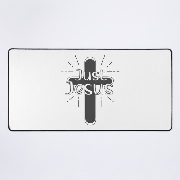 Item preview, Christian Design - Just Jesus with a Cross in the background designed and sold by simplydesignart.