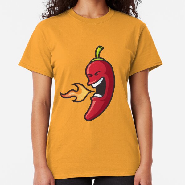 Flaming Chili Pepper Classic T-Shirt