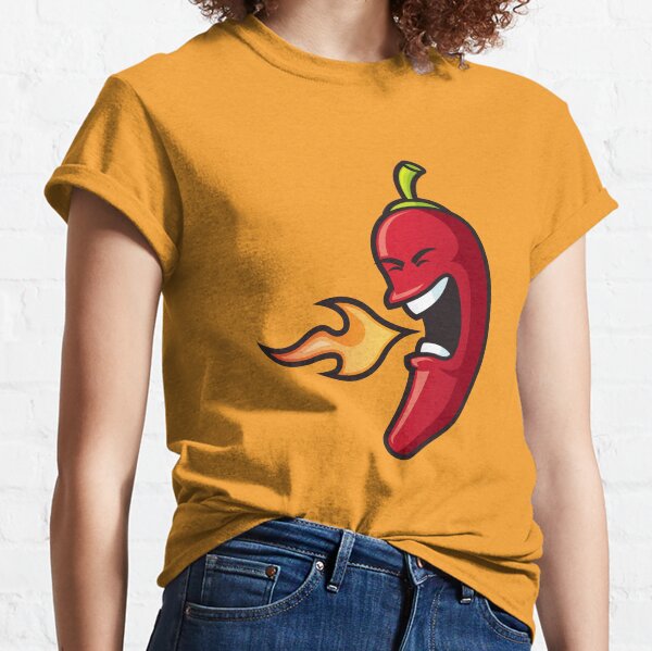 Flaming Chili Pepper Classic T-Shirt