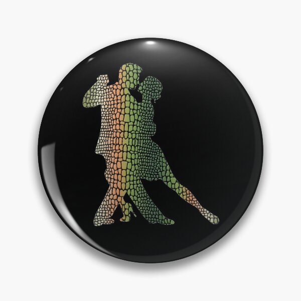 Item preview, TANGO DANCERS - SNAKE LIZARD REPTILE TEXTURE - COUPLE SILHOUETTE designed and sold by KoolDsignsDANCE.